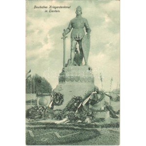 Tianjin, Tientsin; Deutsches Kriegerdenkmal / German military monument, statue (EK)