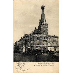 1910 Kraków, Krakau; Izba handlowo-przemyslowa, Apteka / Handels- und Gewerbekammer / Chamber of Commerce and Industry...