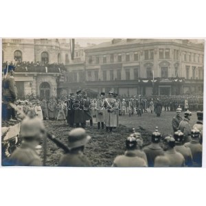 1918 Bucharest, Bukarest, Bucuresti, Bucuresci; Platz vor der Hauptwache...