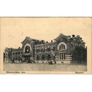 1917 Ramnicu Sarat, Rimnicu Sarat; Gara / Bahnhoff / railway station