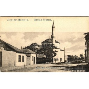 Belgrade, Beograd; Bariak Djamia / Bajrakli dzamija / mosque, street, shop. Phot. M. Jovanovitch