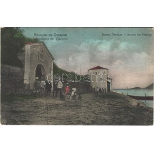 1908 Kladovo, Ansicht der Festung / fortress, soldiers (EB)