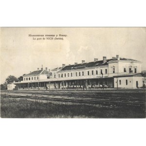 1910 Nis, Nich; La gare / railway station
