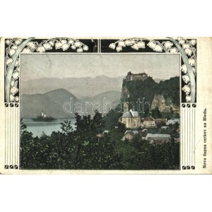 1917 Bled, Veled; Art Nouveau (tear)