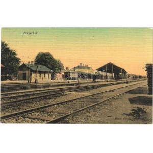 1913 Pragersko, Pragerhof; railway station. Albin Sussitz Postkartenverlag
