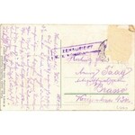 1917 Pragersko, Pragerhof; Bahnhof / railway station, German flag. Amalie Churfürst No. 03140. Emb...