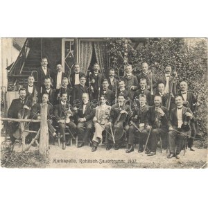 1907 Rogaska Slatina, Rohitsch-Sauerbrunn; Kurkapelle / music band and choir of the spa (EK)