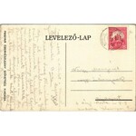 1930 Dr. Kozma. A Magyar Cserkészleány Szövetség kiadása / The porridge is burnt. Hungarian girl scout art postcard (EK...