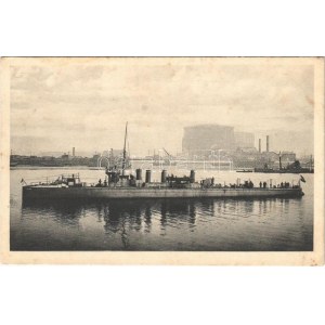 Pola, Pula; SMS Huszár az Osztrák-Magyar Haditengerészet Huszár-osztályú rombolója / K.u.K. Kriegsmarine SM Torpedoboot...