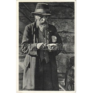 Kárpátaljai zsidó / Podkarpatska Rus. Zidovsky typ / Transcarpathian Jewish man. Judaica