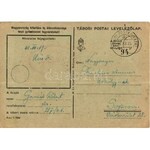 1942 Kellemes Karácsonyi ünnepeket! Magyar címer és korona Nagymagyarország térképe előtt, V mint Viktoria...
