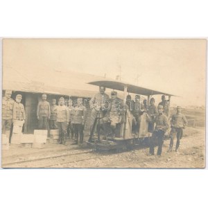 1917 Vatra Dornei, Dornavátra, Bad Dorna-Watra (Bukovina); Tábori kisvasút állomás a 397. sz. tábori postán...
