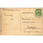 1915 Humoros első világháborús antant-ellenes grafikai lap. Kiadja a Magyar Földrajzi Intézet Rt...