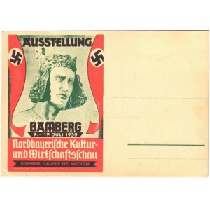 1939 Ausstellung Bamberg. Nordbayerische Kultur- und Wirtschaftsschau. Schirmherr: Gauleiter Fritz Wächtler ...