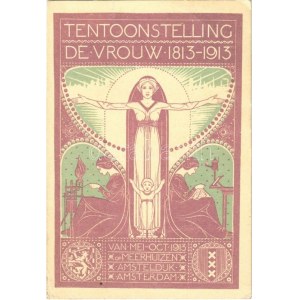 1913 Tentoonstelling de Vrouw 1813-1913 op Meerhuizen Amsteldijk Amsterdam / The Woman ...