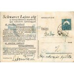 1931 Schwarcz Lajos cég rekláma. Amerikai rendszerű szövetmintagyűjtemény nálam látható! ...
