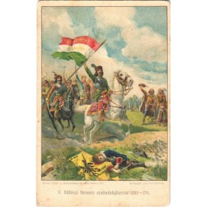 1911 Az Istenért, a hazáért, a szabadságért! II. Rákóczi Ferenc szabadságharca 1703-1711, magyar zászló...