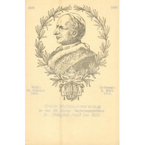 1878-1898 Zur Erinnerung an das 20 jährige Regierungsjubiläum Sr. Heiligkeit Papft Leo XIII ...