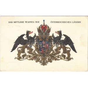 1916 Das mittlere Wappen der Österreichischen Länder / The middle coat of arms of the Austrian countries...