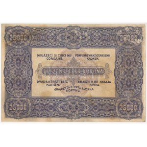 1922. 25.000K Orell Füssli Zürich D07 033099 T:III helyenként kopott papír, kis szakadás, fo. / Hungary 1922. 25...