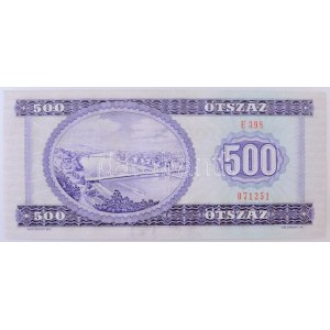 1990. 500Ft E 398 071251 T:I,I- / Hungary 1990. 500 Forint E 398 071251 C:UNC,AU   Adamo F43