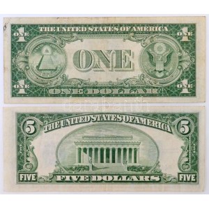 Amerikai Egyesült Államok 1945-1946. (1935B) 1$ Silver certificate kék pecséttel William Alexander Julian, Fred M...