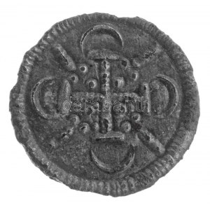 1141-1162. Denár Ag II. Géza (0,18g) T:1-,2 patina, ph. / Hungary 1141-1162. Denar Ag Géza II (0,18g) C:AU...