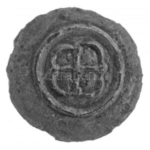 1141-1162. Denár Ag II. Géza (0,18g) T:1-,2 patina, ph. / Hungary 1141-1162. Denar Ag Géza II (0,18g) C:AU...