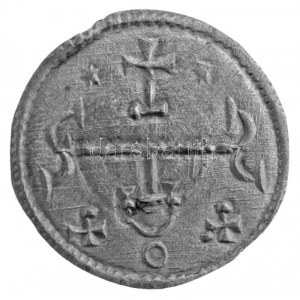 1162-1172. Denár Ag III. István (0,27g) T:1- ph. / Hungary 1162-1172. Denar Ag Stephen III (0,27g) C...
