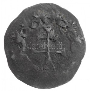 1205-1235. Denár Ag II. András (0,76g) T:2- patina / Hungary 1205-1235. Denar Ag Andreas II (0,76g) C...