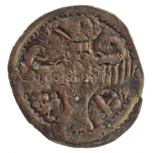 1205-1235. Obulus Ag II. András (0,18) T:3 patina / Hungary 1205-1235. Obulus Ag Andreas II (0,18g) C...