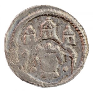1205-1235. Obulus Ag II. András (0,32g) T:2- / Hungary 1205-1235. Obulus Ag Andreas II (0,42g) C:VF Huszár: 246....