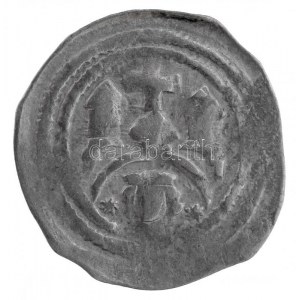 1205-1235. Denár Ag II. András (0,66g) T:2- patina / Hungary 1205-1235. Denar Ag Andreas II (0,66g) C...