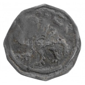 1205-1235. Denár Ag II. András (0,74g) T:2 patina / Hungary 1205-1235. Denar Ag Andreas II (0,74g) C...