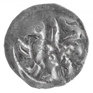 1205-1235. Obulus Ag II. András (0,27g) T:1- R! / Hungary 1205-1235. Obolus Ag Andreas II (0,27g) C:AU R! Huszár...