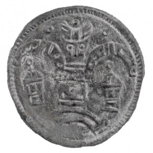 1205-1235. Denár Ag II. András (0,41g) T:1- RR! / Hungary 1205-1235. Denar Ag Andreas II (0,41g) C:AU RR! Huszár...
