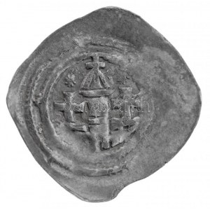 1205-1235. Denár Ag II. András (0,89g) T:2,2- patina RR! / Hungary 1205-1235. Denar Ag Andreas II (0,89g) C:XF...