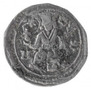 1270-1272. Denár Ag V. István (0,44g) T:2 patina / Hungary 1270-1272. Denar Ag Stephen V (0,44g) C...