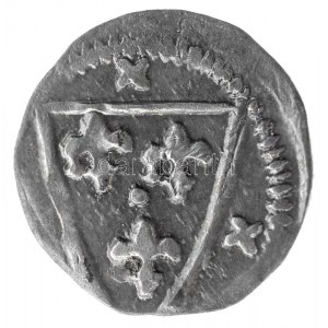 1270-1272. Obulus Ag V. István (0,25g) RRR! T:2-,3 / Hungary 1270-1272. Obulus Ag Stephen V (0,25g) RRR! C:VF...