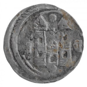 1272-1290. Denár Ag IV. László (0,58g) T:2 patina / Hungary 1272-1290. Denar Ag Ladislaus IV (0,58g) C...