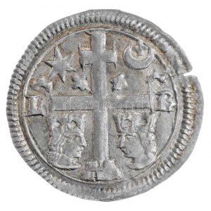 1272-1290. Szlavón Denár Ag IV. László (0,73g) T:2,2- rep. / Hungary 1272-1290. Slavonian Denar Ag Ladislaus IV (0...