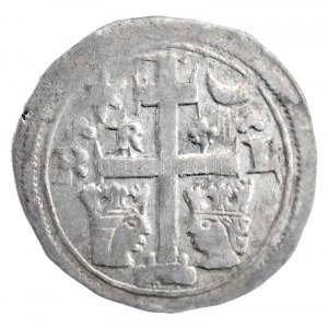 1286-1288. Szlavón Denár Ag Radoszláv bán (0,80g) T:2 / Hungary 1286-1288. Slavonian Denar Ag Ban Radoslav (0,80g...