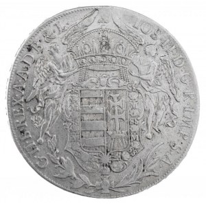 1782B Tallér Ag II. József Körmöcbánya (27,81g) T:2- fny. / Hungary 1782B Thaler Ag Joseph II Kremnitz (27,81g) C...