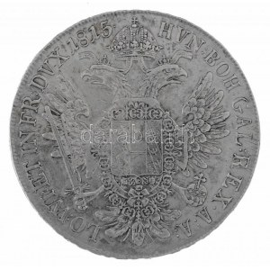 1815B Tallér Ag I. Ferenc Körmöcbánya (28,05g) T:2 / Hungary 1815B Thaler Ag Francis I Kremnitz (28,05g) C...