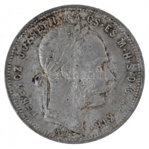 1881KB 1Ft Ag Ferenc József (12,34g) T:1- patina  Hungary 1881KB 1 Forint Ag Franz Joseph (12,34g) C...