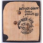 Baróthi Ádám (1945- ) 1989. Bethlen Gábor 1580-1629 egyoldalas, öntött Br plakett, fa talpon (155mm) T:1- ...