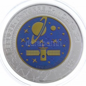 Ausztria 2015. 25E Ag-Nb Kozmológia eredeti tokban, tanúsítvánnyal T:BU Austria 2015. 25 Euro Ag-Nb Cosmology...