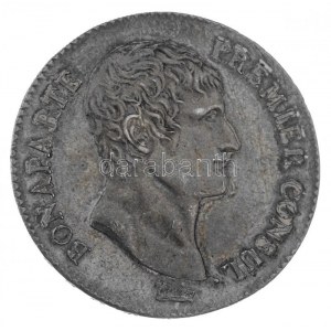 Franciaország 1802A (AN XI) 5Fr Ag Napóleon Párizs (25,15g) T:1-,2 ü. France 1802A (AN XI) 5 Francs Ag Napoleon...