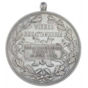 Ausztria 1902. Graf Harrach Preis - Achter mit Steuermann / Wiener Regatta Verein - XXII Amateur Ruder Regatta 15...