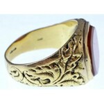~1930. Katonai Mária Terézia Rend kitüntetés miniatűrjéhez tartozó fémjelzett Au gyűrű...